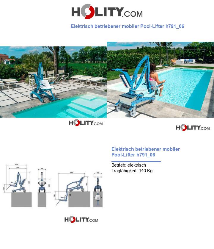 Elektrisch betriebener mobiler Pool-Lifter h791_06