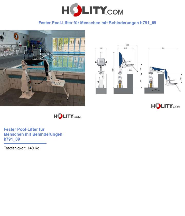 Fester Pool-Lifter für Menschen mit Behinderungen h791_09