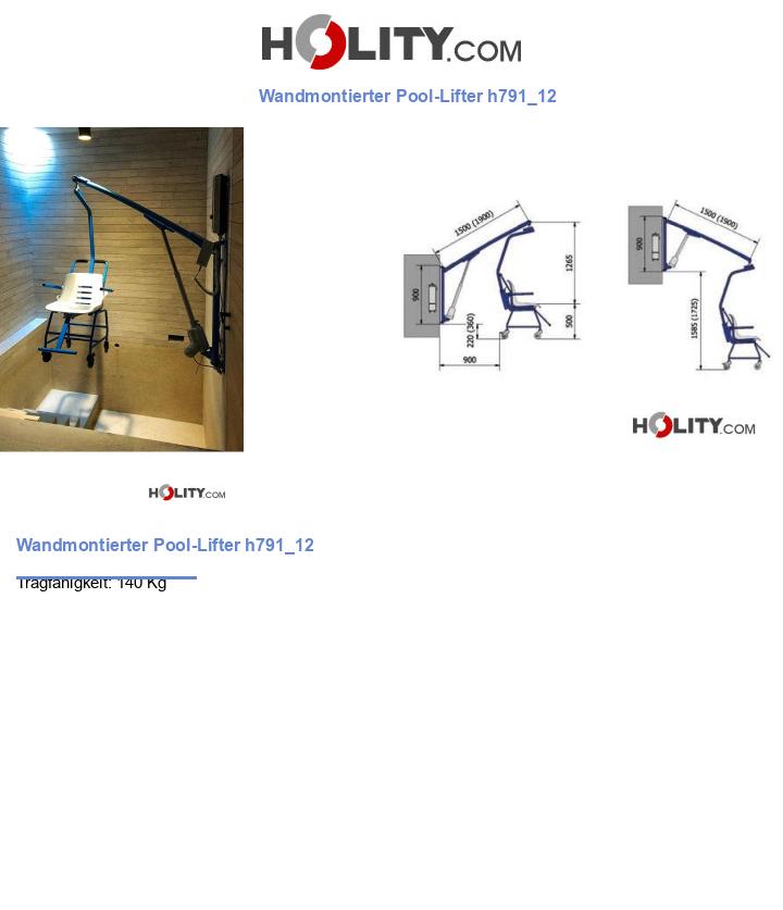 Wandmontierter Pool-Lifter h791_12