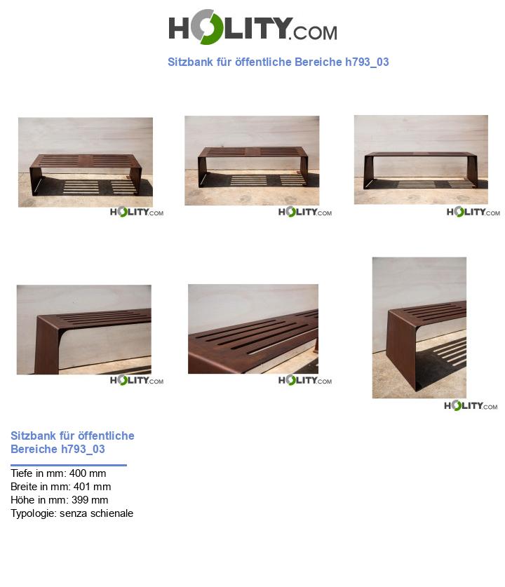 Sitzbank für öffentliche Bereiche h793_03