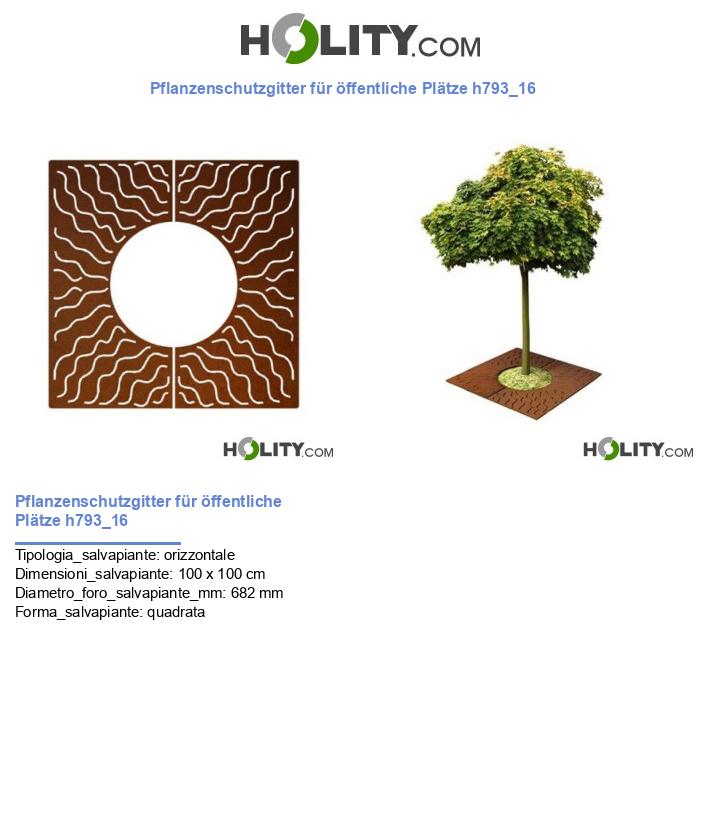 Pflanzenschutzgitter für öffentliche Plätze h793_16