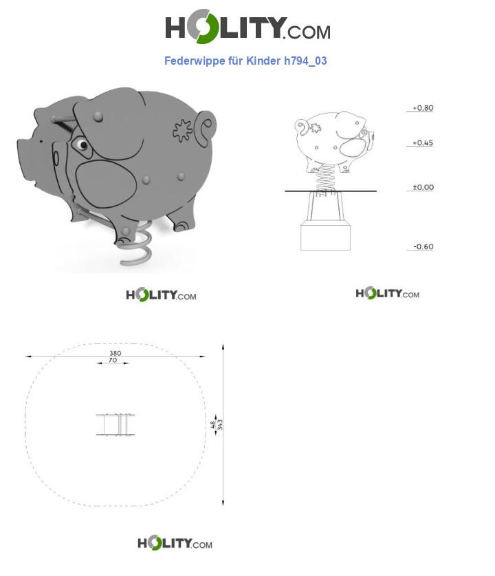 Federwippe für Kinder h794_03