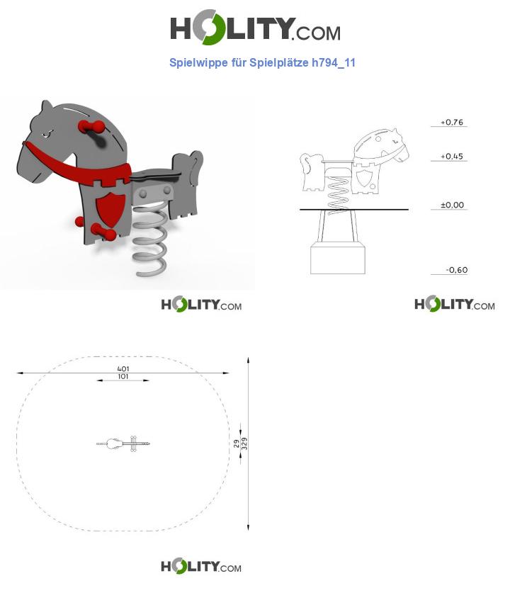 Spielwippe für Spielplätze h794_11