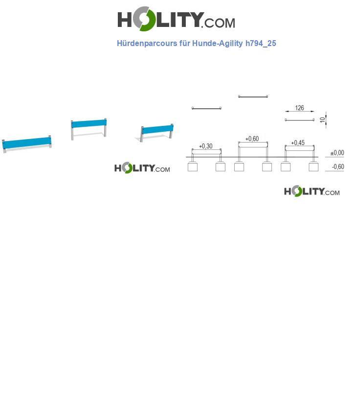 Hürdenparcours für Hunde-Agility h794_25