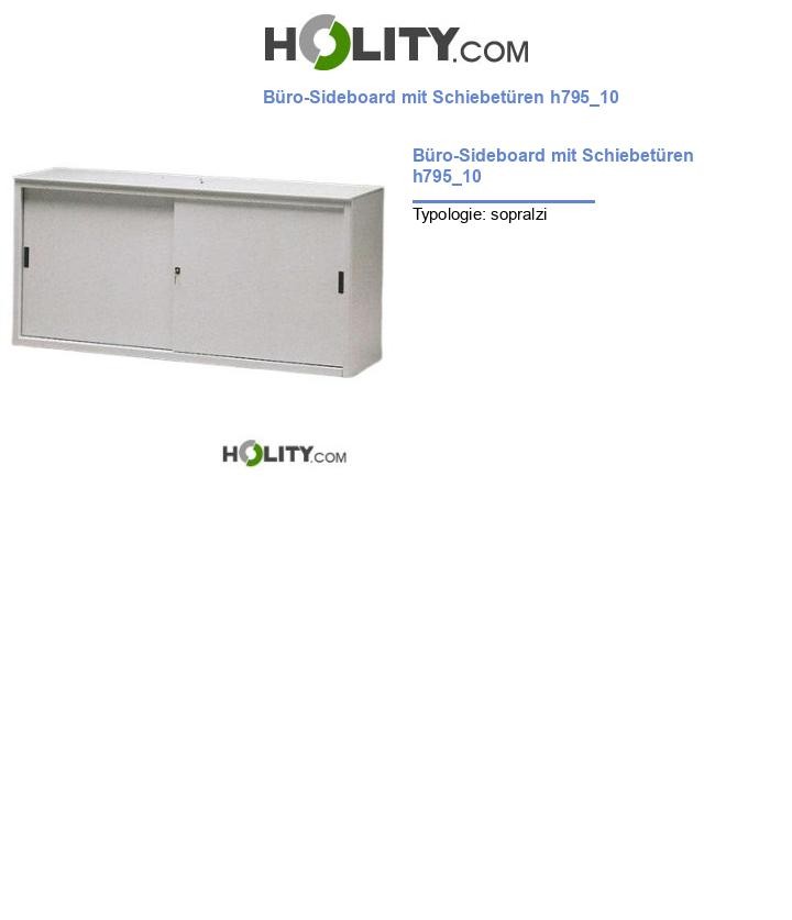 Büro-Sideboard mit Schiebetüren h795_10