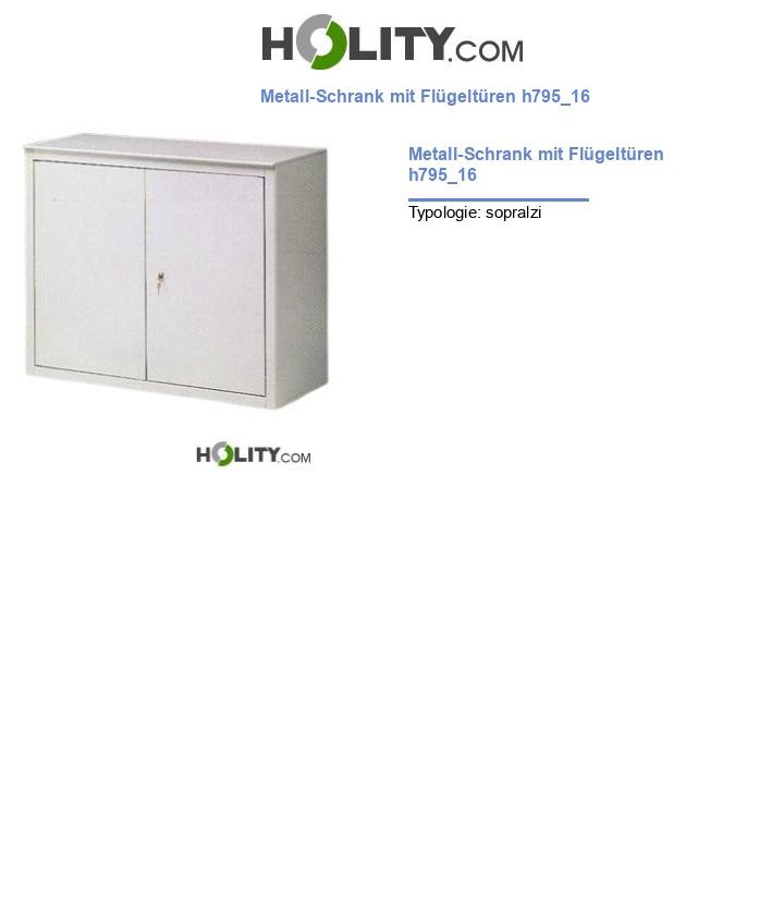 Metall-Schrank mit Flügeltüren h795_16