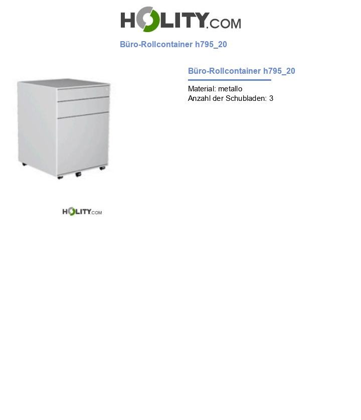 Büro-Rollcontainer h795_20