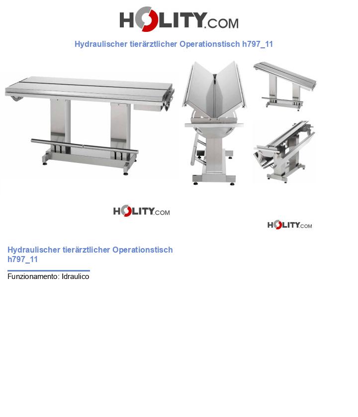 Hydraulischer tierärztlicher Operationstisch h797_11