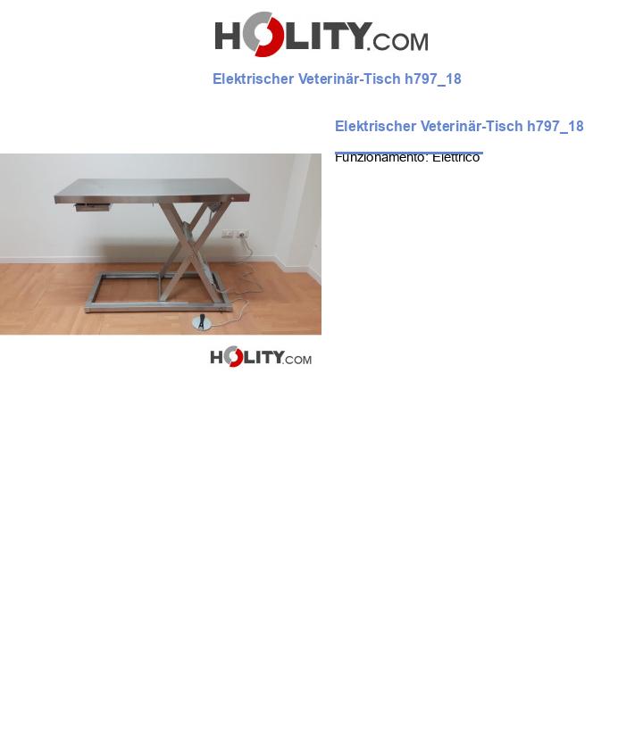 Elektrischer Veterinär-Tisch h797_18
