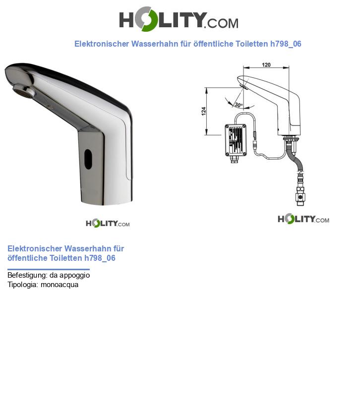 Elektronischer Wasserhahn für öffentliche Toiletten h798_06