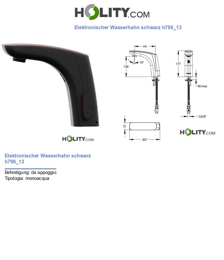 Elektronischer Wasserhahn schwarz h798_13