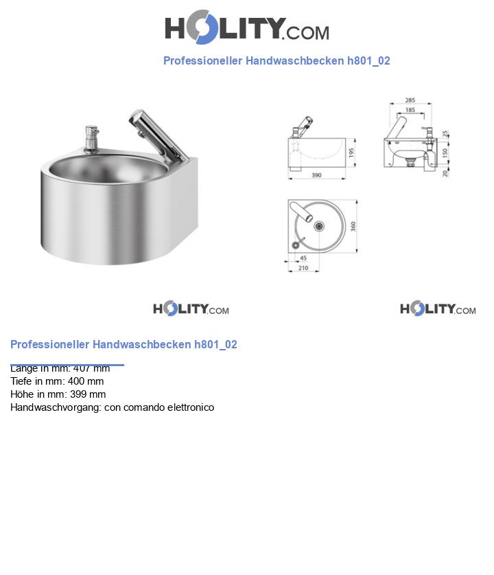 Professioneller Handwaschbecken h801_02