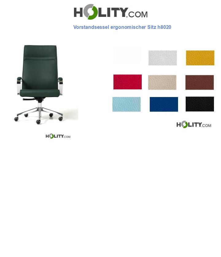 Vorstandsessel ergonomischer Sitz h8020