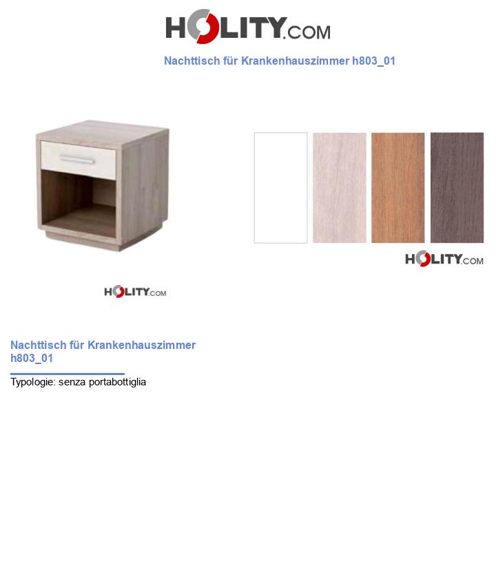 Nachttisch für Krankenhauszimmer h803_01
