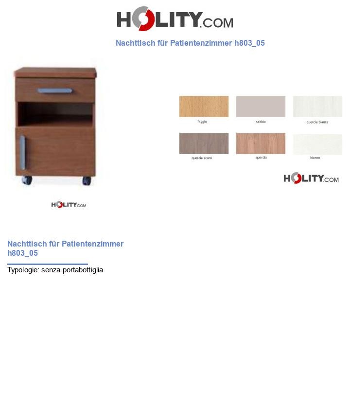 Nachttisch für Patientenzimmer h803_05