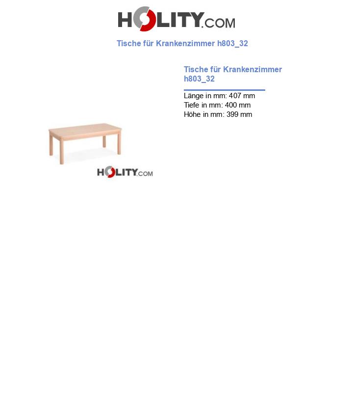 Tische für Krankenzimmer h803_32