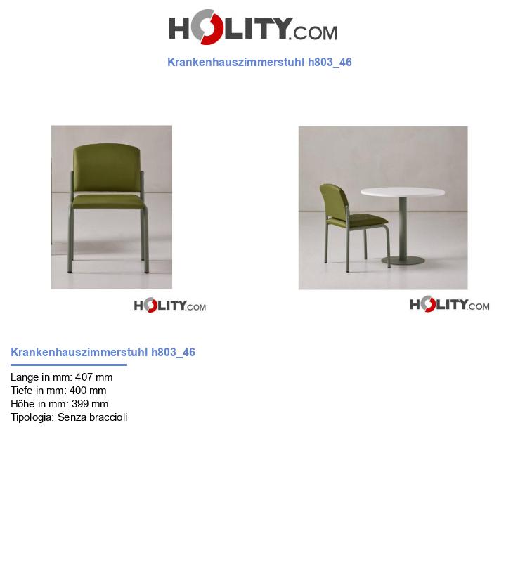 Krankenhauszimmerstuhl h803_46