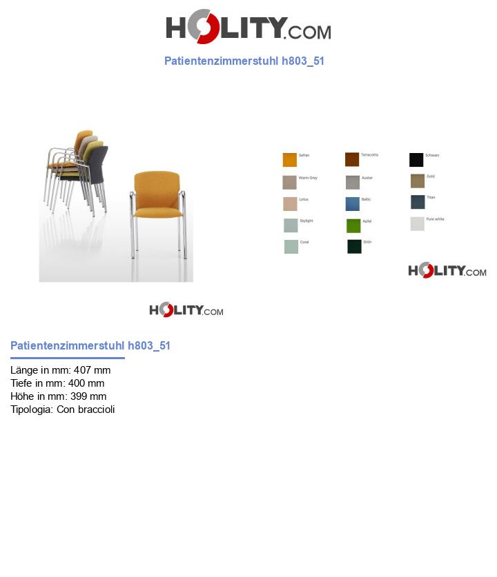 Patientenzimmerstuhl h803_51