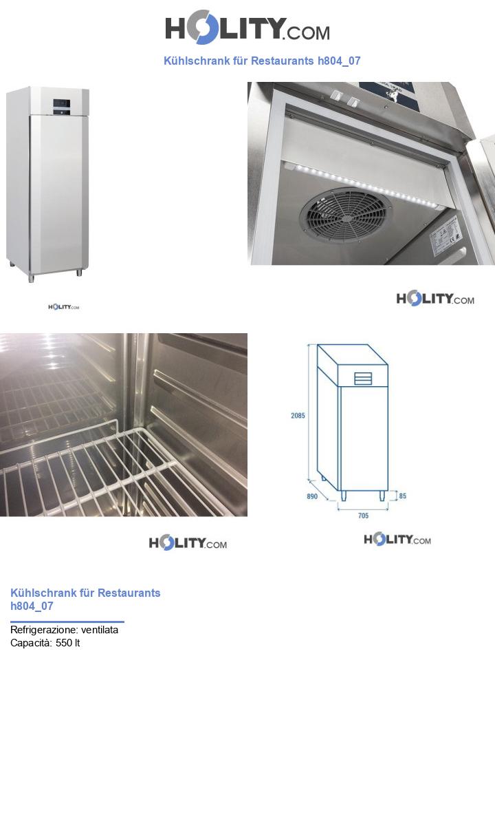 Kühlschrank für Restaurants h804_07