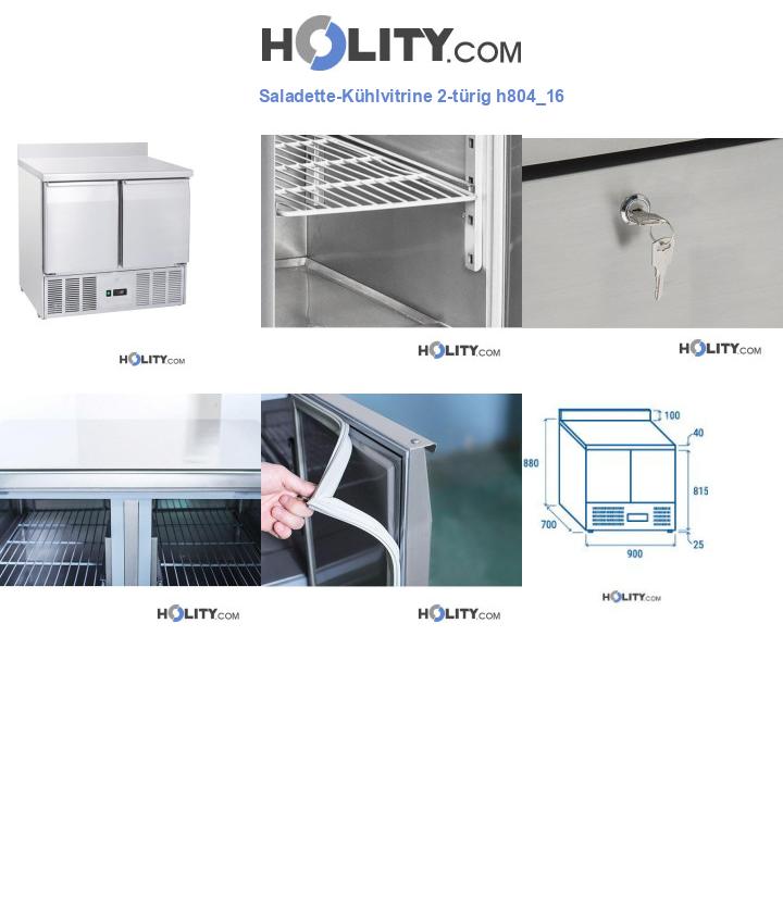 Saladette-Kühlvitrine 2-türig h804_16