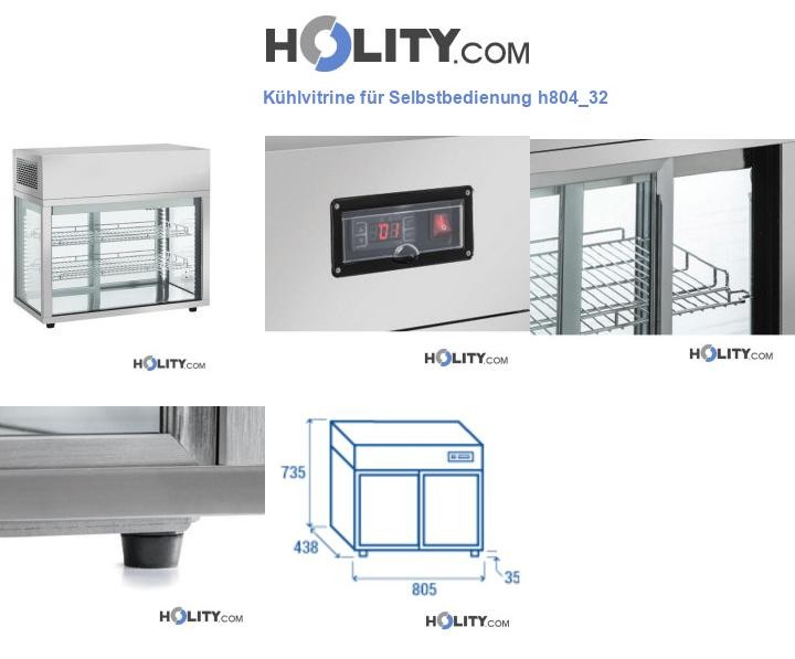 Kühlvitrine für Selbstbedienung h804_32