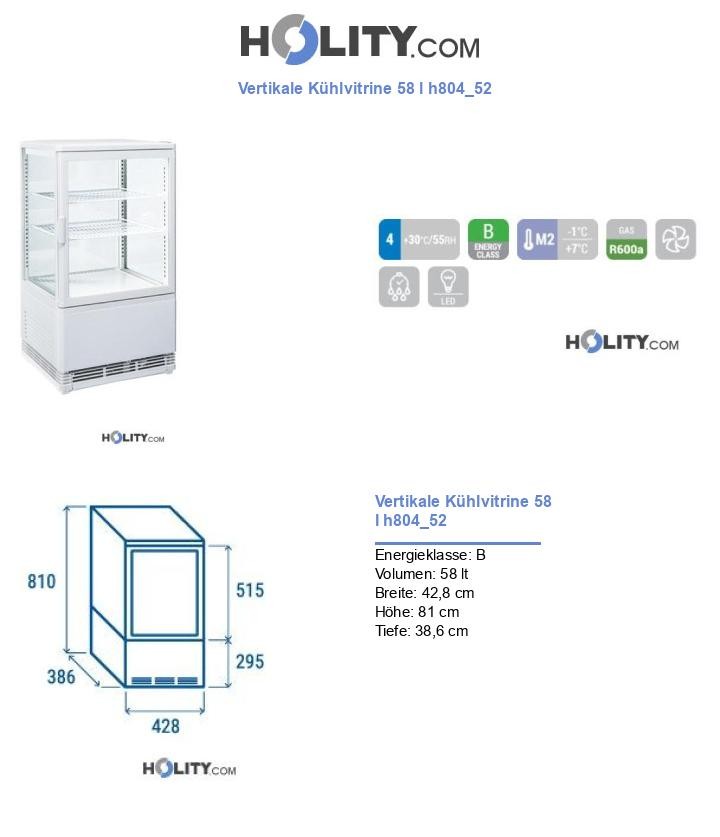 Vertikale Kühlvitrine 58 l h804_52