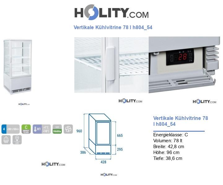 Vertikale Kühlvitrine 78 l h804_54