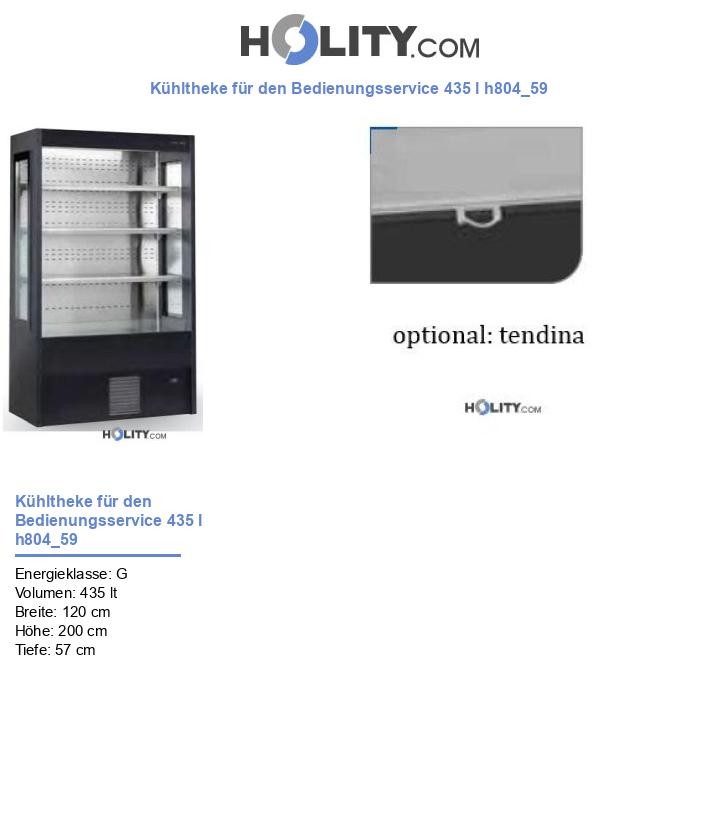 Kühltheke für den Bedienungsservice 435 l h804_59