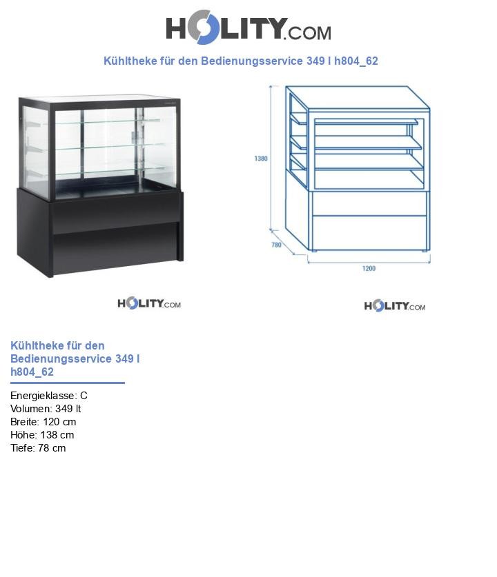 Kühltheke für den Bedienungsservice 349 l h804_62