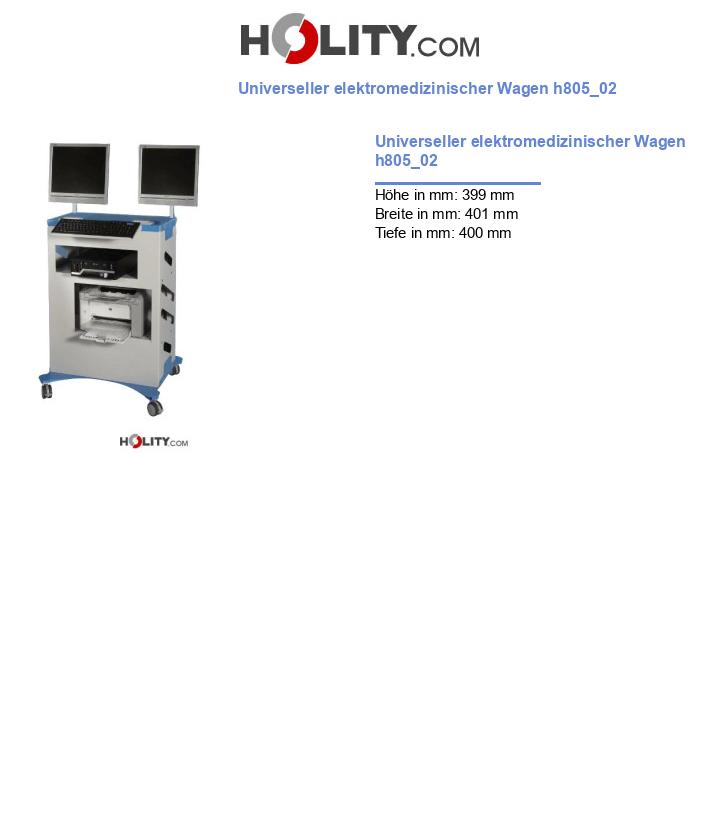 Universeller elektromedizinischer Wagen h805_02