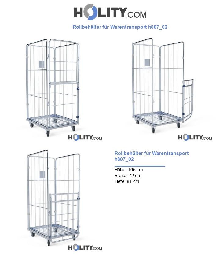 Rollbehälter für Warentransport h807_02