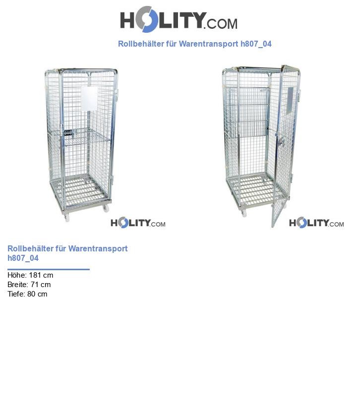 Rollbehälter für Warentransport h807_04