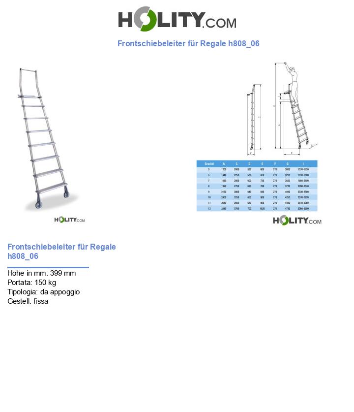 Frontschiebeleiter für Regale h808_06