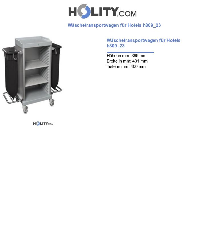 Wäschetransportwagen für Hotels h809_23