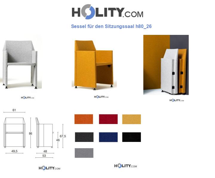 Sessel für den Sitzungssaal h80_26