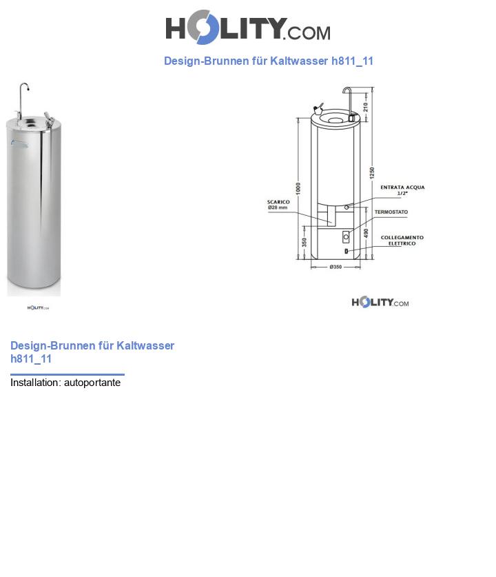 Design-Brunnen für Kaltwasser h811_11