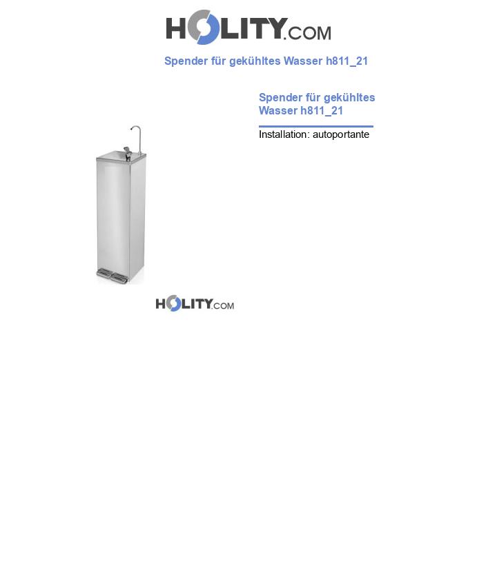 Spender für gekühltes Wasser h811_21