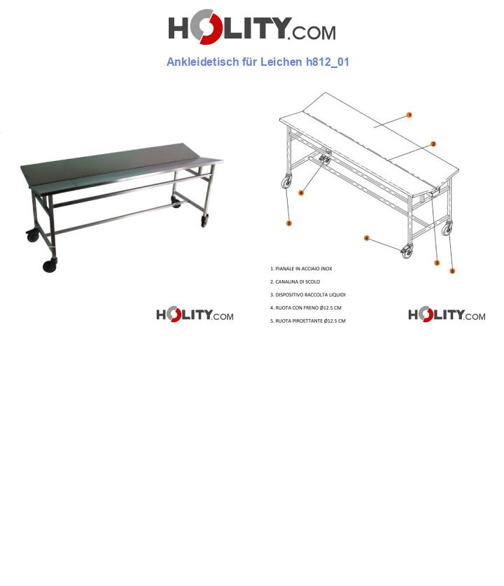 Ankleidetisch für Leichen h812_01