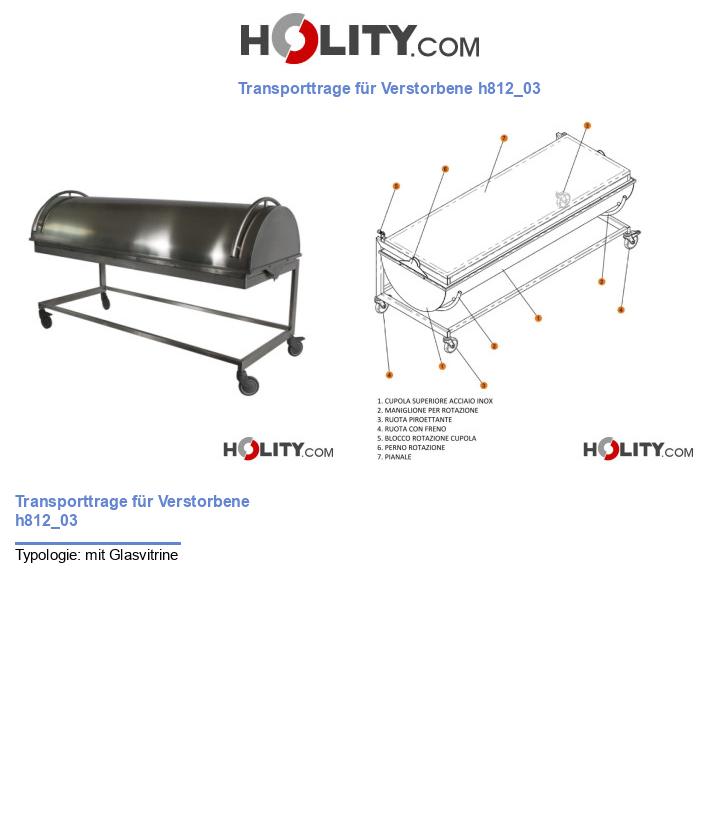 Transporttrage für Verstorbene h812_03