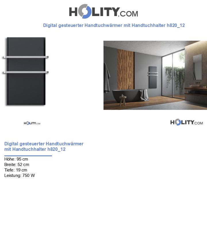 Digital gesteuerter Handtuchwärmer mit Handtuchhalter h820_12