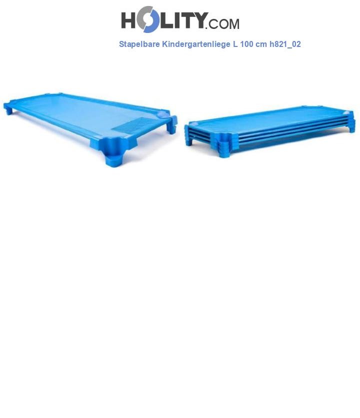 Stapelbare Kindergartenliege L 100 cm h821_02