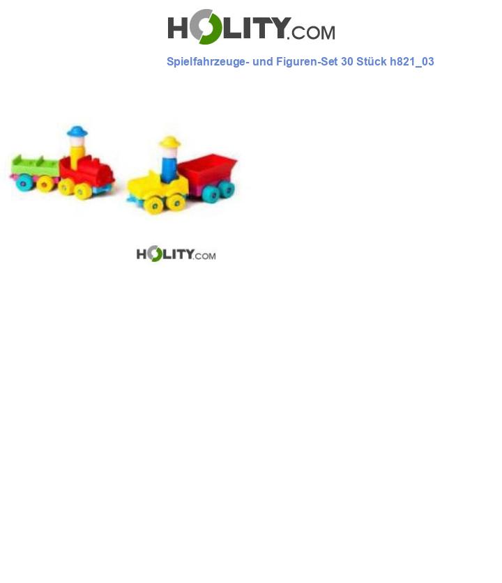Spielfahrzeuge- und Figuren-Set 30 Stück h821_03