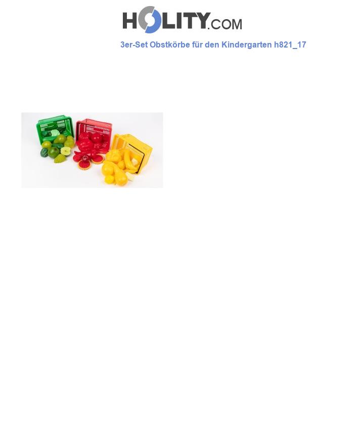 3er-Set Obstkörbe für den Kindergarten h821_17