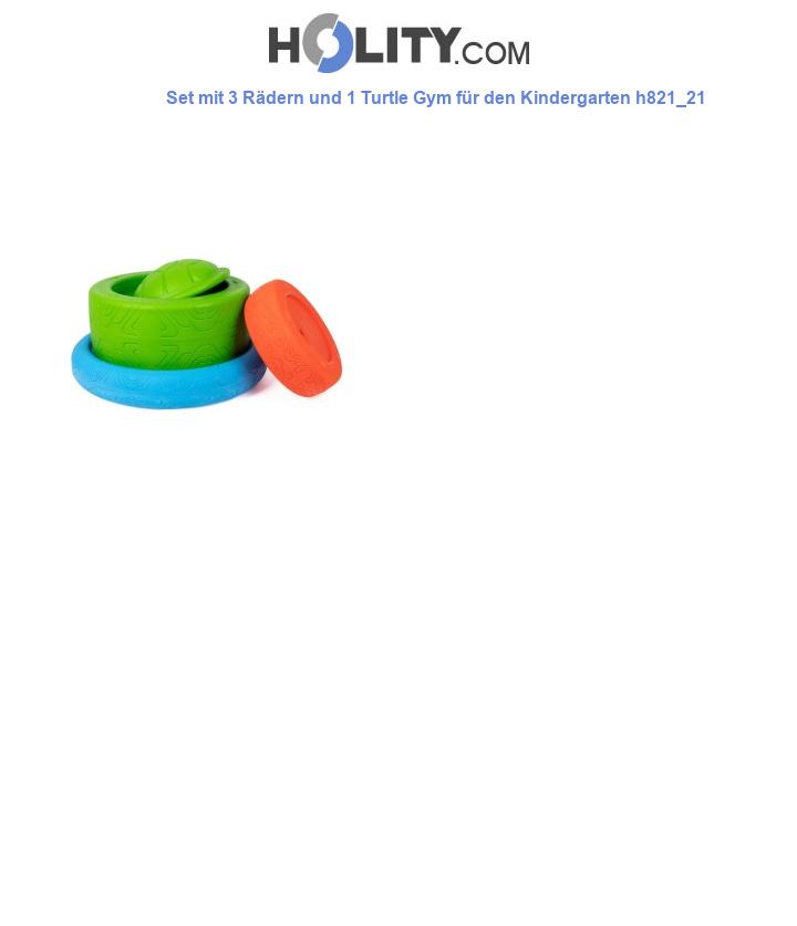 Set mit 3 Rädern und 1 Turtle Gym für den Kindergarten h821_21