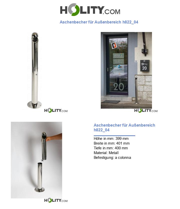 Aschenbecher für Außenbereich h822_04