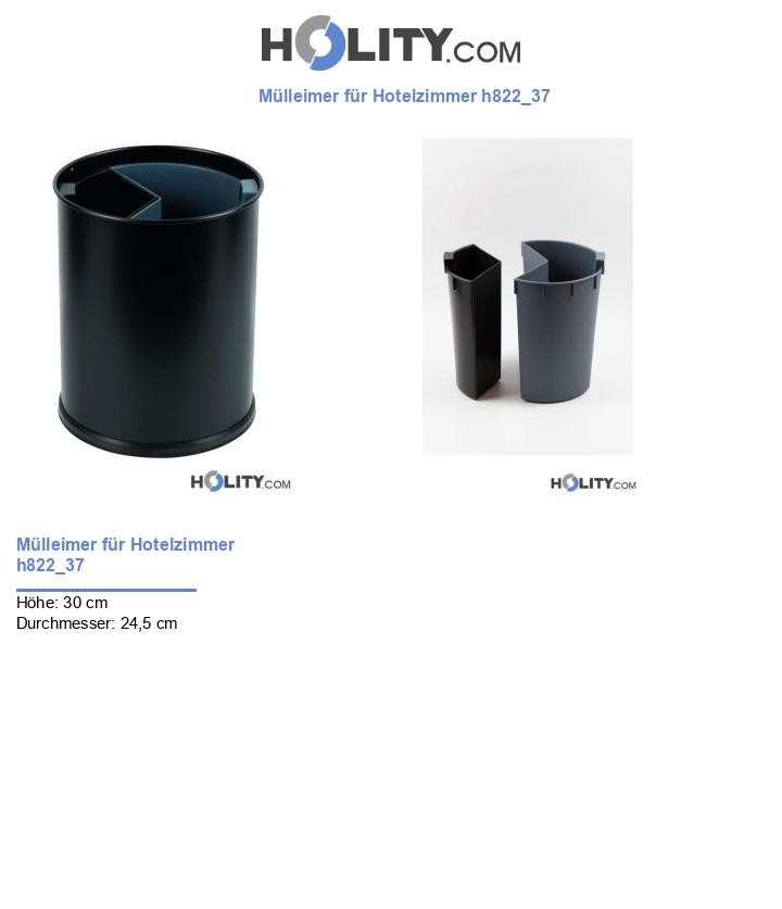 Mülleimer für Hotelzimmer h822_37