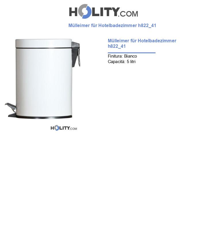 Mülleimer für Hotelbadezimmer h822_41