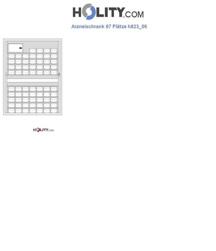 Arzneischrank 67 Plätze h823_06