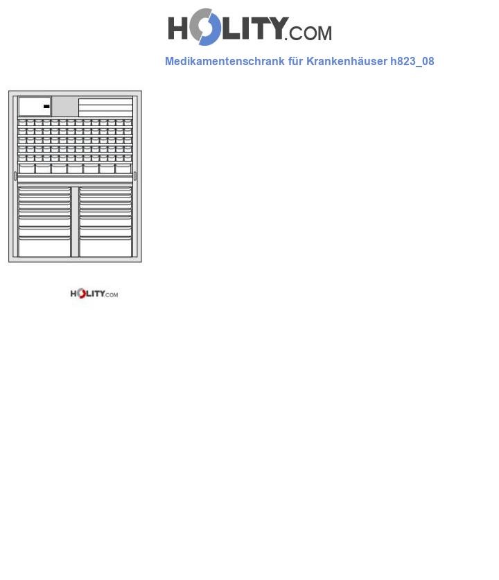 Medikamentenschrank für Krankenhäuser h823_08