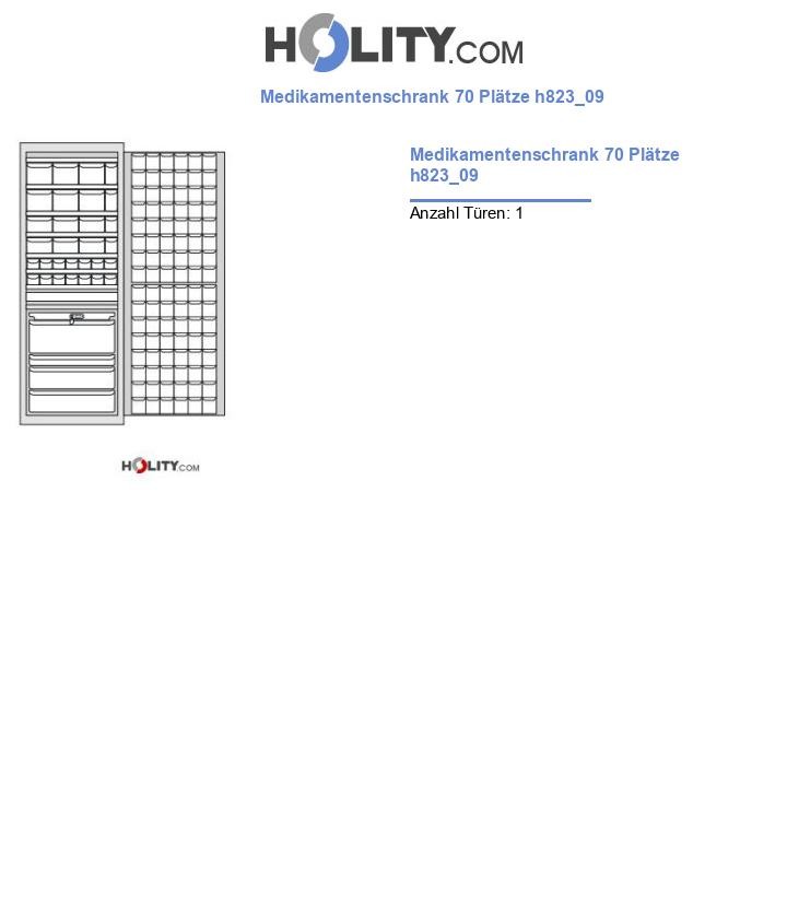 Medikamentenschrank 70 Plätze h823_09